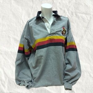 Ottawa Senators Grey Rugby Shirt with Stripes and Logo XL